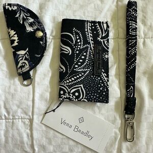 Vera Bradley Black and White Floral Set